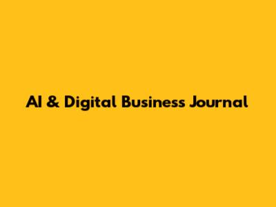 AI & Digital Business Journal