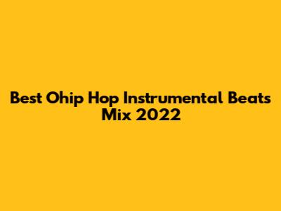 Best Ohip Hop Instrumental Beats Mix 2022