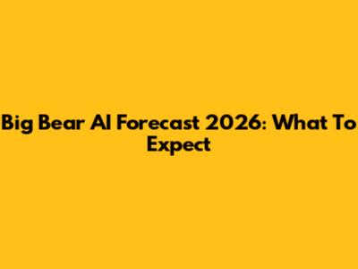 Big Bear AI Forecast 2026: What To Expect