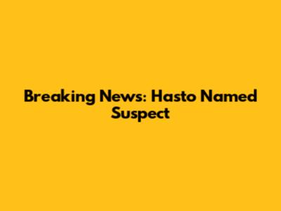 Breaking News: Hasto Named Suspect