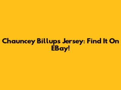 Chauncey Billups Jersey: Find It On EBay!