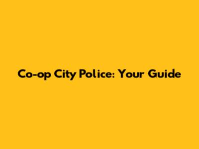 Co-op City Police: Your Guide