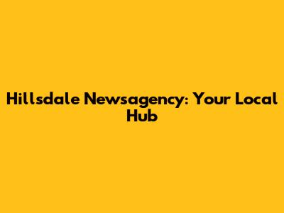 Hillsdale Newsagency: Your Local Hub
