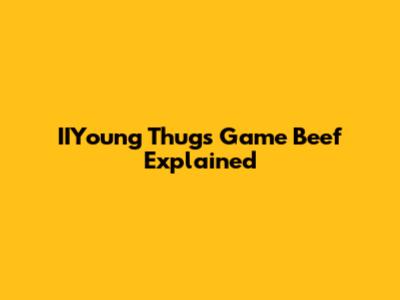 IIYoung Thug's Game Beef Explained