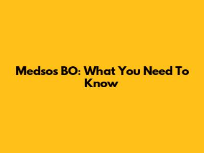 Medsos BO: What You Need To Know