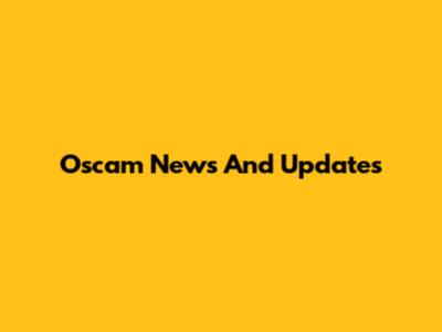 Oscam News And Updates