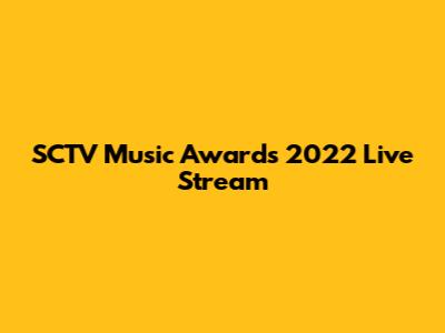 SCTV Music Awards 2022 Live Stream