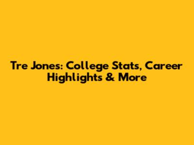 Tre Jones: College Stats, Career Highlights & More